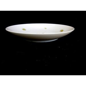 Rosenthal Harmony Romance Coupe Soup Bowl‎ White Yellow Roses Embossed Ovals